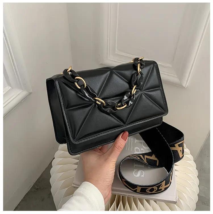Girls Black PU Leather Crossbody Bag – Stylish Multipurpose Shoulder Purse