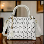 Women’s PU Leather Printed Shoulder Bag – Stylish Handbag in Multiple Colours