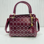 Women’s PU Leather Printed Shoulder Bag – Stylish Handbag in Multiple Colours