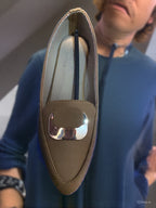 Brown Buckle Flats – Elegant & Comfortable Women’s Casual Footwear